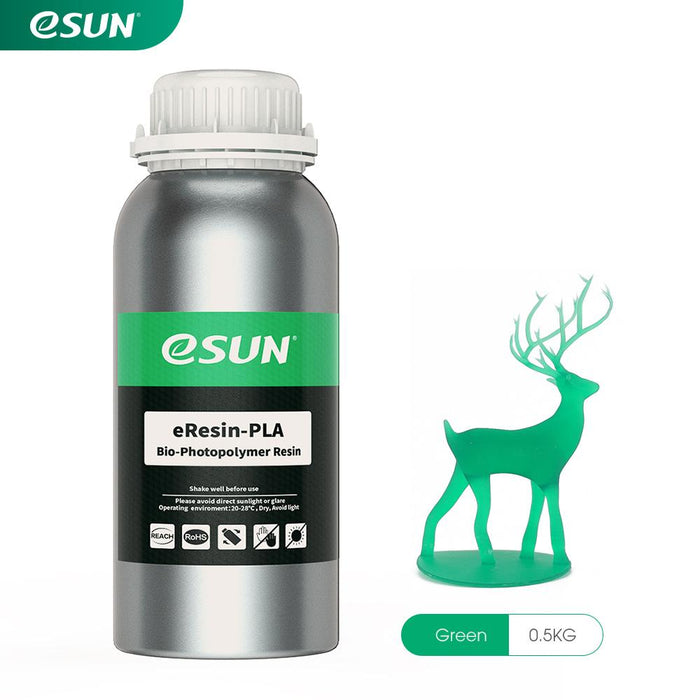 ESUN 3D Printer & Accessories Green eSun Bio-Based LCD 3D Print Resin 500g