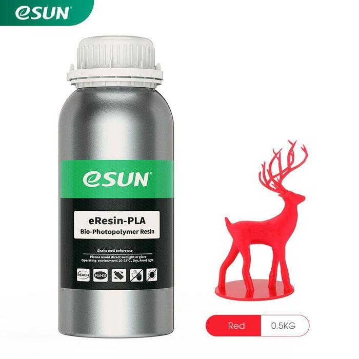 ESUN 3D Printer & Accessories Red eSun Bio-Based LCD 3D Print Resin 500g