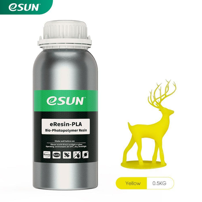 ESUN 3D Printer & Accessories Yellow eSun Bio-Based LCD 3D Print Resin 500g