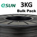ESUN Filament 1.75mm / Black eSUN PLA+ 3D Filament 1.75mm & 2.85mm 3kg Bulk Pack
