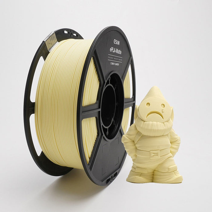 ESUN Filament Almond Yellow eSun Matte PLA 3D Print Filament 1.75mm 1kg