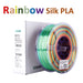 ESUN Filament Colour Mix 1 eSun Rainbow Silk PLA 3D Print Filament 1.75mm 1kg