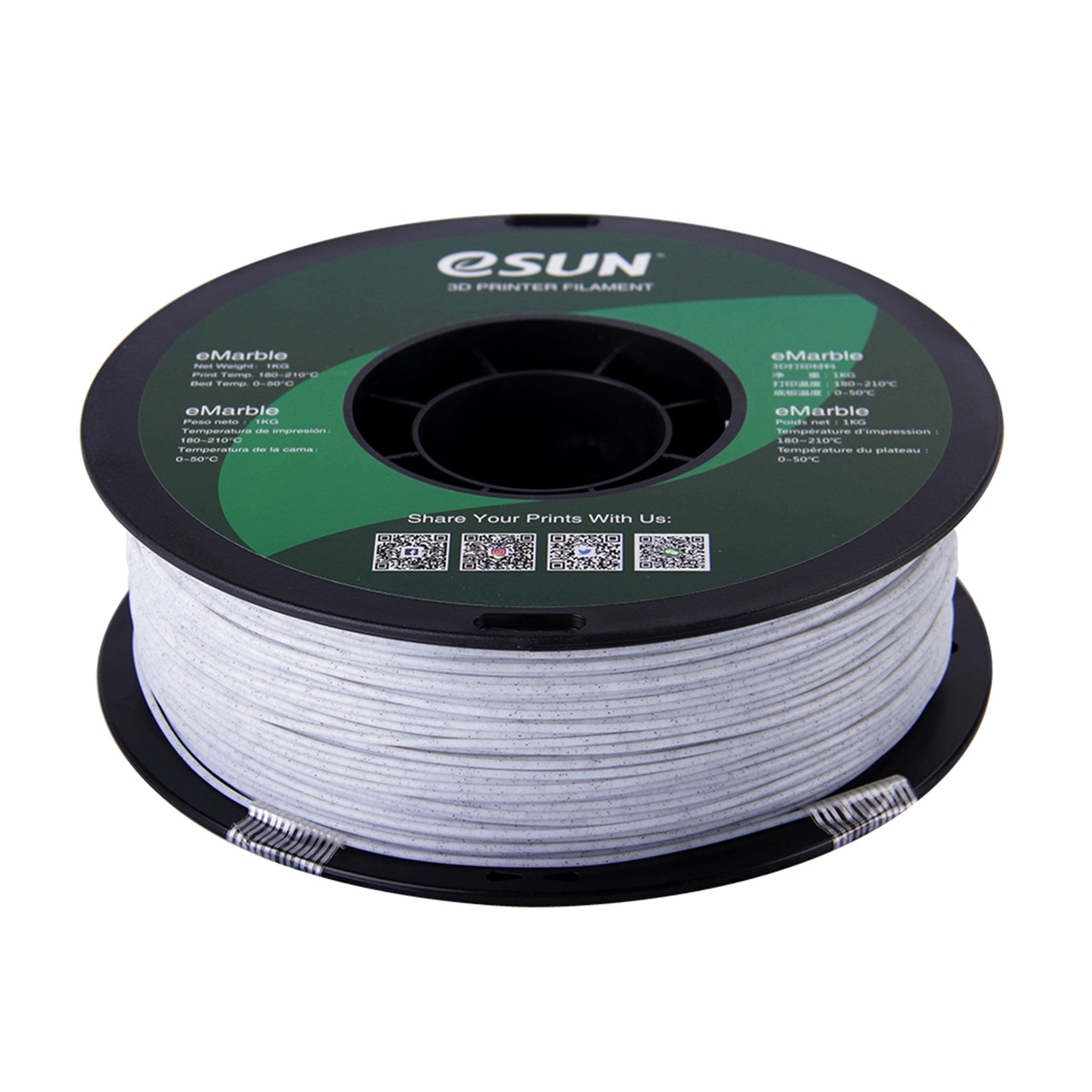 ESun Marble PLA 3D Print Filament 1.75mm 1kg | Cubic Technology