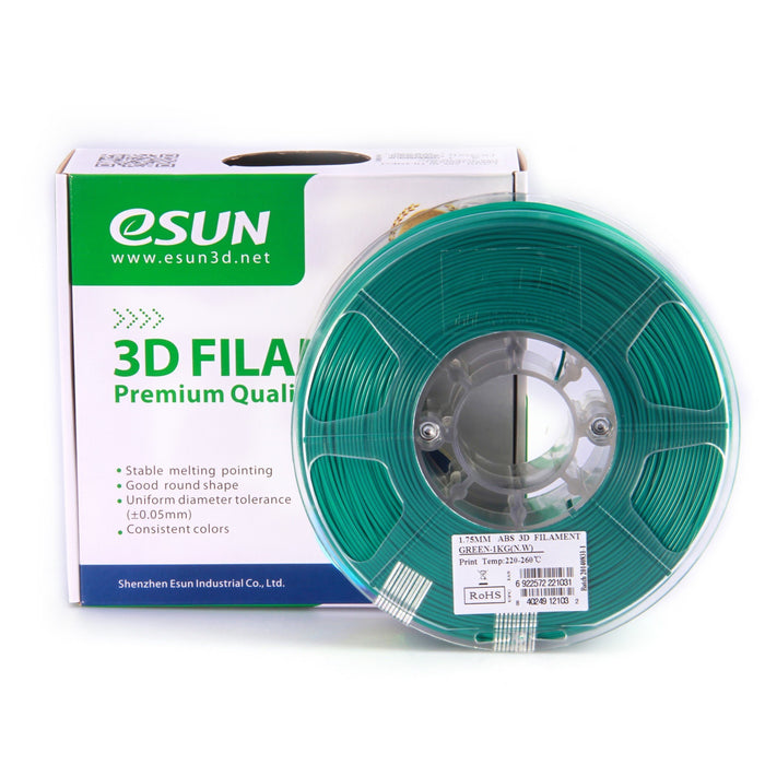 ESUN Filament Green eSUN ABS 3D Filament 1.75mm 1kg