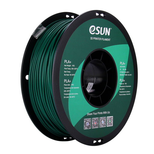 ESUN Filament Green eSUN PLA+ 3D Filament 2.85mm 1kg