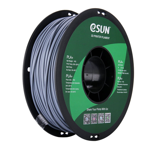 ESUN Filament Grey eSUN PLA+ 3D Filament 2.85mm 1kg