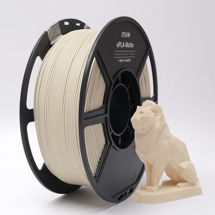 ESUN Filament Light Khaki eSun Matte PLA 3D Print Filament 1.75mm 1kg