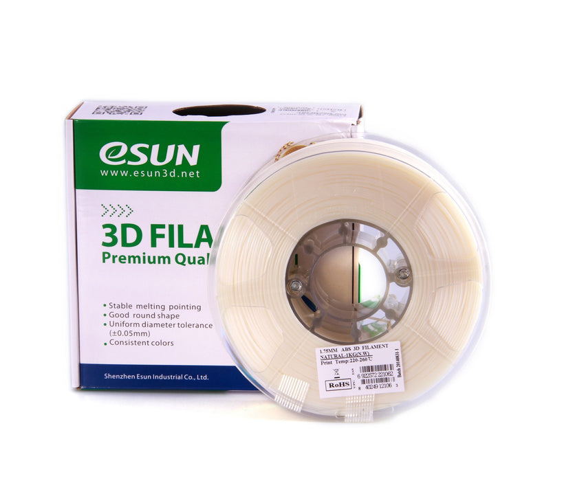 ESUN Filament Natural eSUN ABS+ 3D Filament 2.85mm 1kg