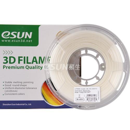 ESUN Filament Natural eSUN eLASTIC Flexible TPE 3D Print Filament 1.75mm 1kg