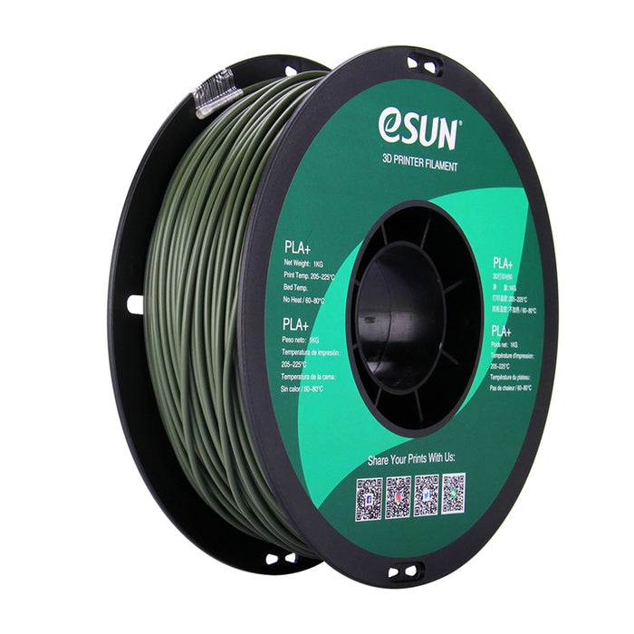 ESUN Filament Olive Green eSUN PLA+ 3D Filament 2.85mm 1kg