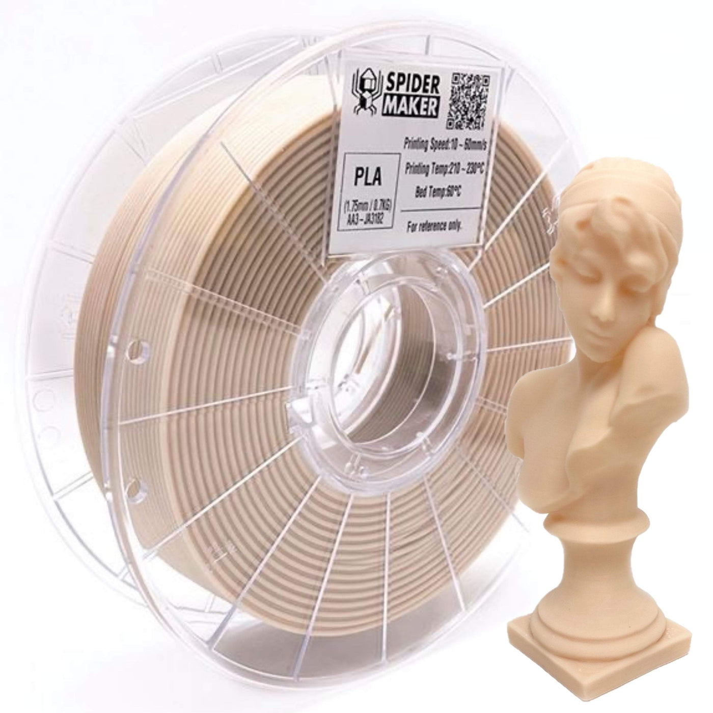 Spidermaker Matte Finish PLA 3D Print Filament | Cubic Technology